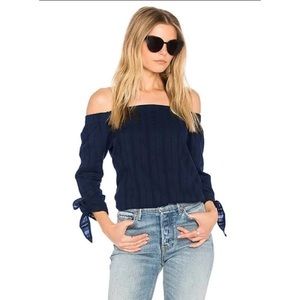 BAILEY 44 Yarrow Off the Shoulder Embroidered Top